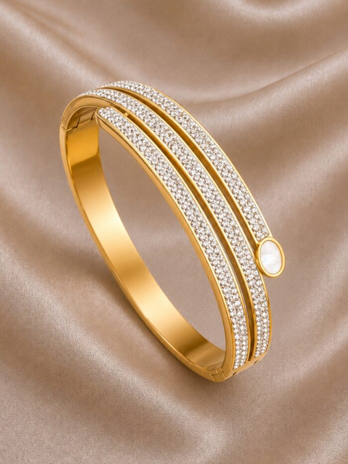 Luna Triple Crystal Bracelet