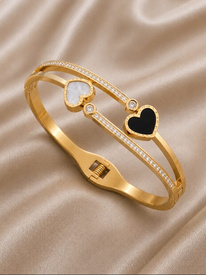 Luna Twin Heart Bracelet