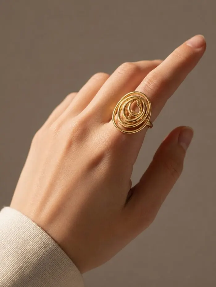 Orbit Aura Statement Ring