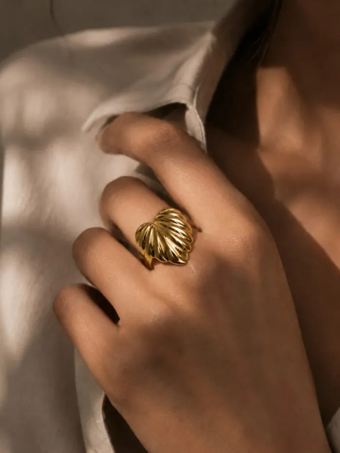 Aurielle Shell Statement Ring