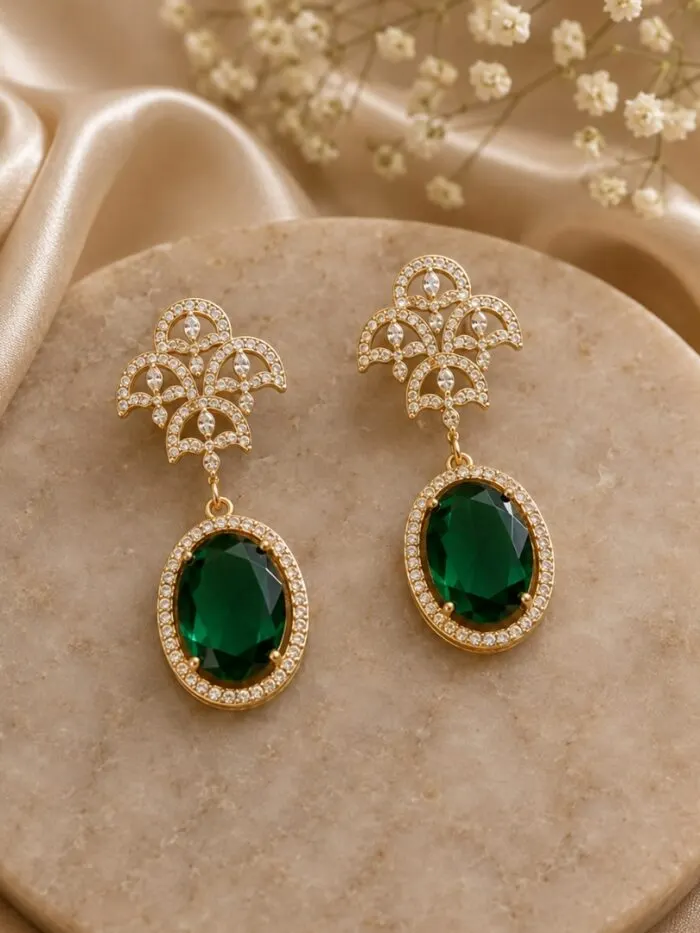 Emerald Royale Luxe Earrings